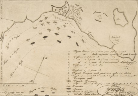 Plan du Combat de Sinope (Plan of the Battle of Sinope)