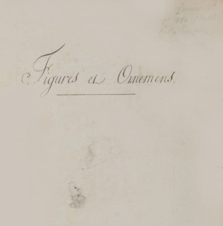 Title to Scrapbook containing Drawings and Several Prints of Architecture