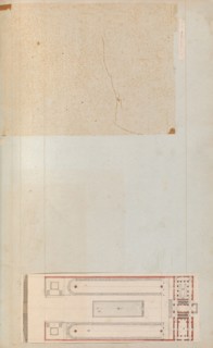 Page from a Scrapbook containing Drawings and Several Prints of Architecture