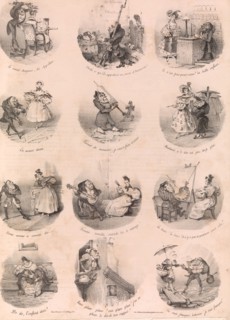 Twelve Satirical Vignettes (Le Charivari