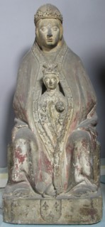 Virgin and Child, French, early 16th century.