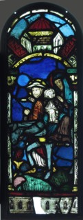 The Flight Into Egypt, French, 13th century style.