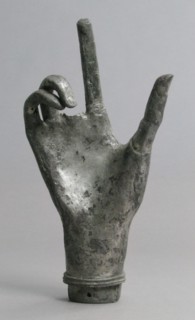 Reliquary, Hand from, French, 13th century.