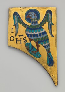 Plaque with the Symbol of the Evangelist John, French, ca. 1100.