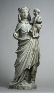 Virgin and Child, French, 14th century.
