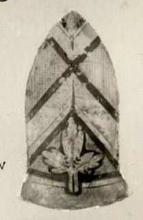 Glass Fragment, French, 14th century.