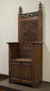High-Backed Chair, French, 15th-16th century.