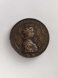 Medal Louis XII, King of France (r. 1498-15155), and Anne of Brittany (1476-1514), French, ca. 1499.
