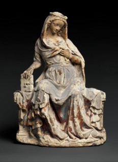 Virgin of the Annunciation, French, ca. 1300-1310.