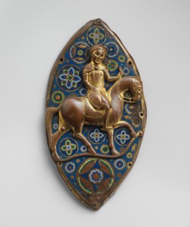 Equestrian Plaque, French, ca. 1220.