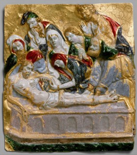 The Entombment of Christ, French, ca. 1390-1405.