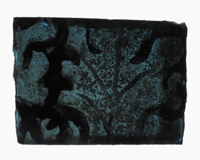 Glass Fragment, French (?), 14th century.