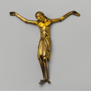 Crucified Christ, French or British, ca. 1125-50.