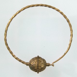 Earring, Langobardic, 6th-7th century.
