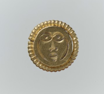 Gold Stud, possibly for a Horse Harness, Langobardic, ca. 600.