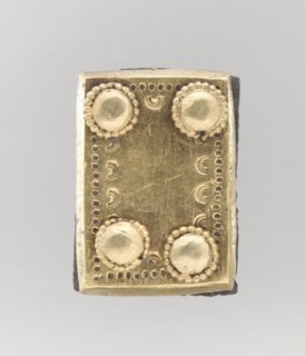 Gold Back Plate, Langobardic, ca. 600.