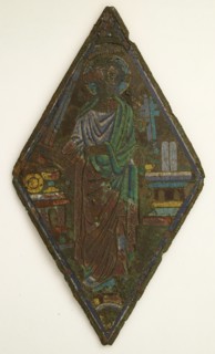 Plaque with Christ as Mediator, Mosan, 1150-60.