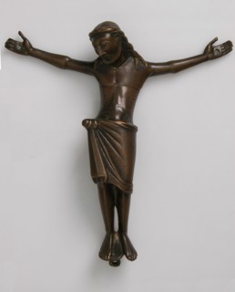 Crucified Christ, Mosan or Rhenish, third quarter 12th century.