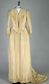 Afternoon dress, American, 1888.