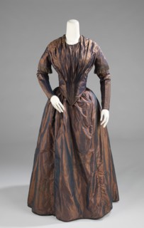 Afternoon dress, American, ca. 1845.
