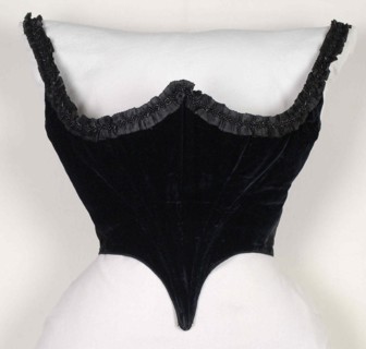 Bodice, American, 1859-70.