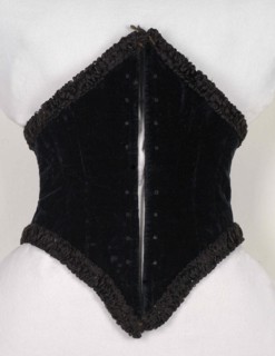 Bodice, American, 1860-69.