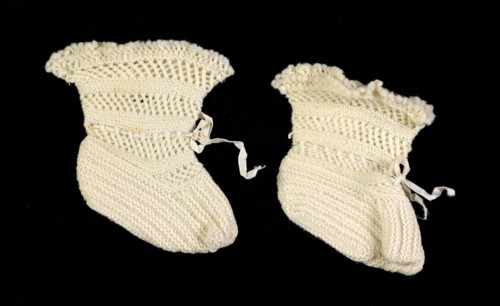 Bootees, American, 1840-60.