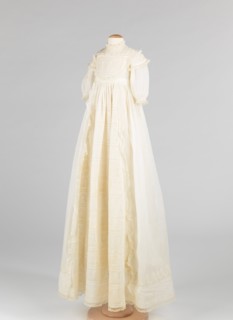 Christening dress, American, 1868.