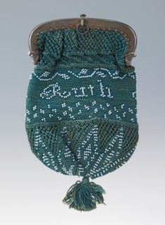 Coin purse, American, 1830-50.