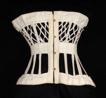 Corset, American, ca. 1876.