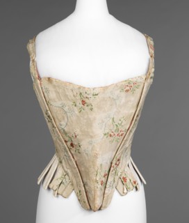 Corset, American, third quarter 18th century.