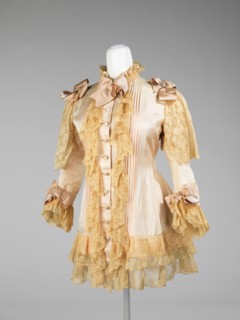 Dressing jacket, American, 1885-90.