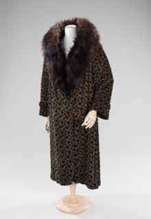 Evening coat, American, ca. 1930.