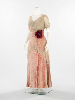 Evening dress, American, 1912-14.