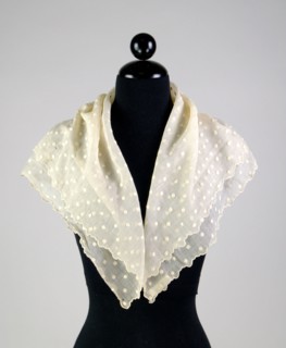 Fichu, American, 1820-40.