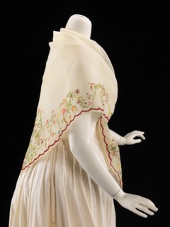 Fichu, American, 1840-60.
