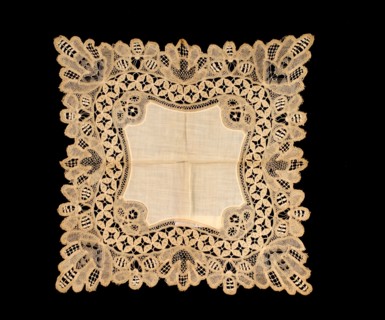 Handkerchief, American, second quarter 19th century.