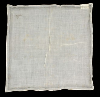 Handkerchief, American, third quarter 19th century.
