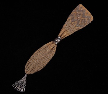 Miser's purse, American, 1840-60.
