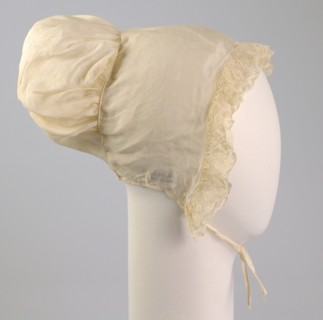 Nightcap, American, ca. 1835.
