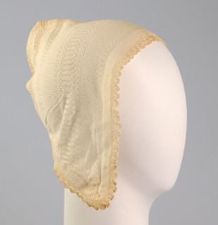 Nightcap, American, ca. 1850.