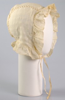Nightcap, American, ca. 1850.