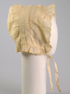 Nightcap, American, ca. 1850.