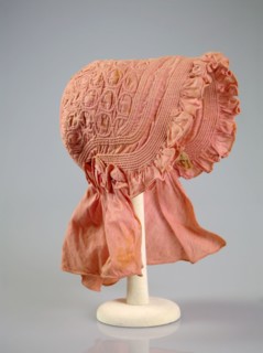 Sunbonnet, American, ca. 1840.