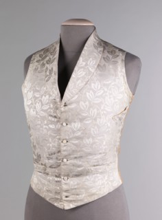 Wedding vest, American, third quarter 19th century.