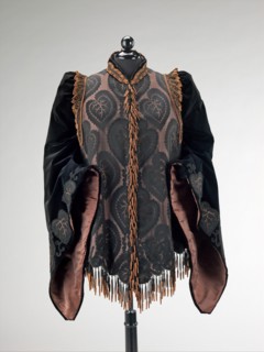 Afternoon jacket, French, 1885-90.