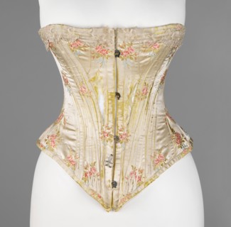 Corset, French, ca. 1876.