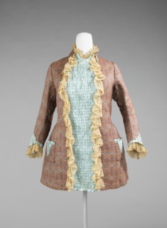 Dressing jacket, French, ca. 1885.