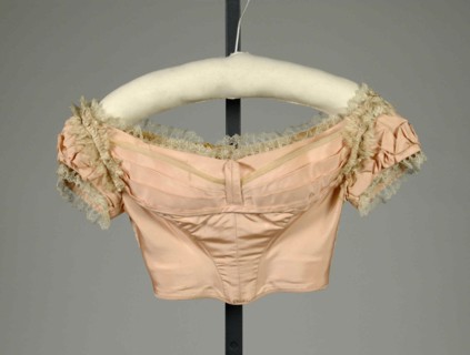 Evening bodice, French, ca. 1865.