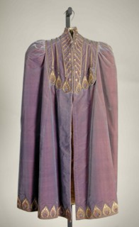 Evening cape, French, 1890.